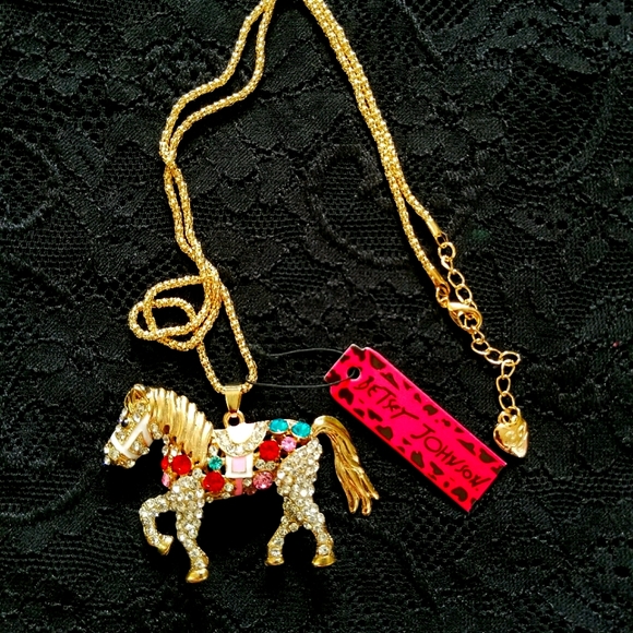 Betsey Johnson Jewelry - Betsey Johnson Horse Necklace